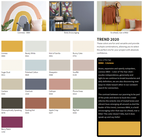 COLOUR TREND 2020 Imperial Paints